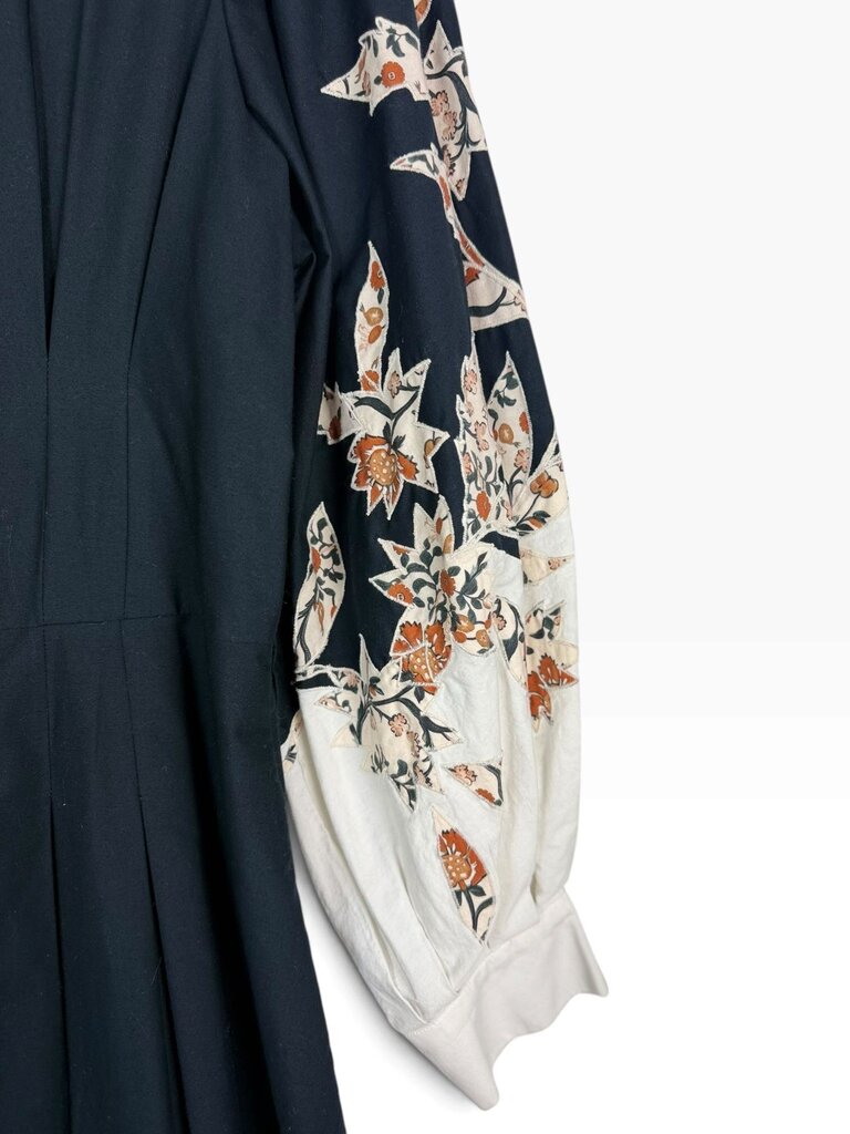 ANTHROPOLOGIE FLORAL PATCHWORK SHIRT DRESS