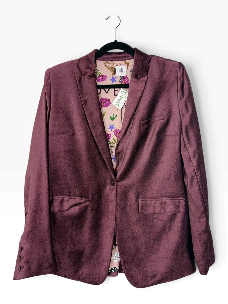 CABI CRUSHED VELVET BLAZER