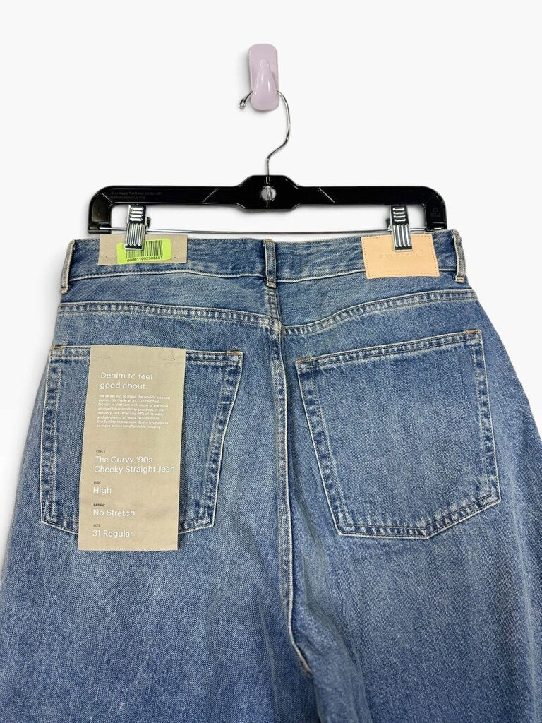 EVERLANE CURVY 90S CHEEKY STRAIGHT LEG JEANS