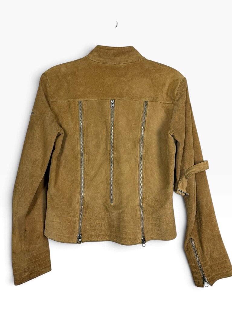 MERTILLA SUEDE MOTO JACKET