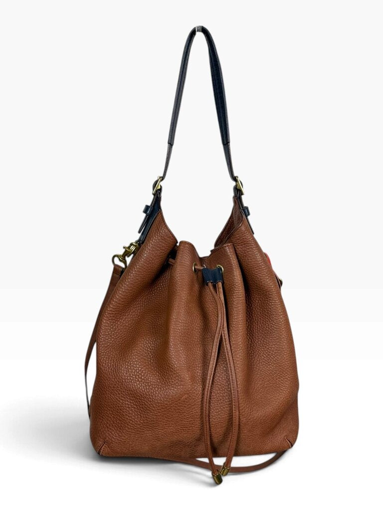 COACH LEGACY LEATHER DRAWSTRING BUCKET BAG
