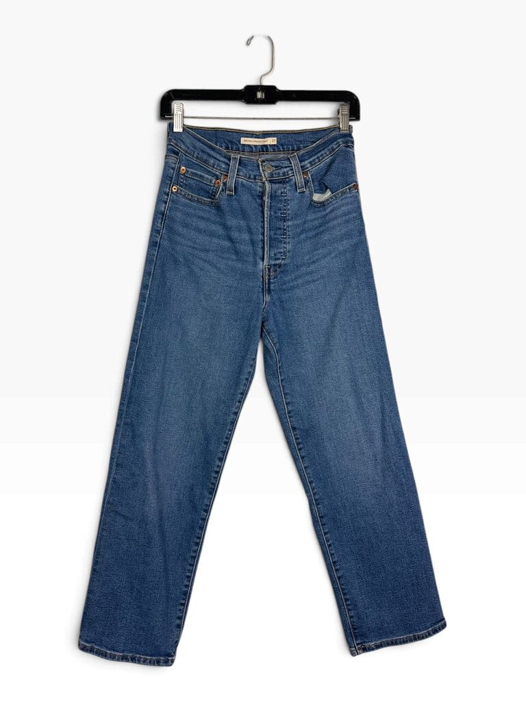 LEVI'S "RIBCAGE STRAIGHT ANKLE" JEANS