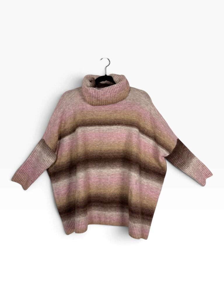 LOFT BLUR PRINT WOOL SWEATER