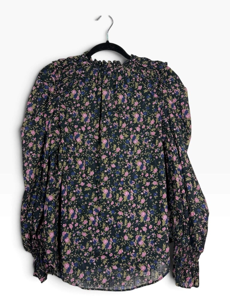 FREE PEOPLE FLORAL BLOUSE