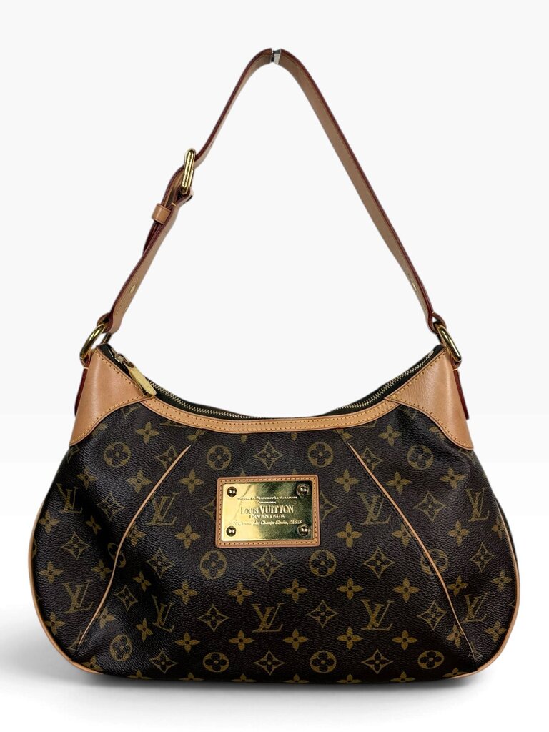 AUTHENTIC LOUIS VUITTON 2011 MONOGRAM THAMES GM SHOULDER BAG WITH COA