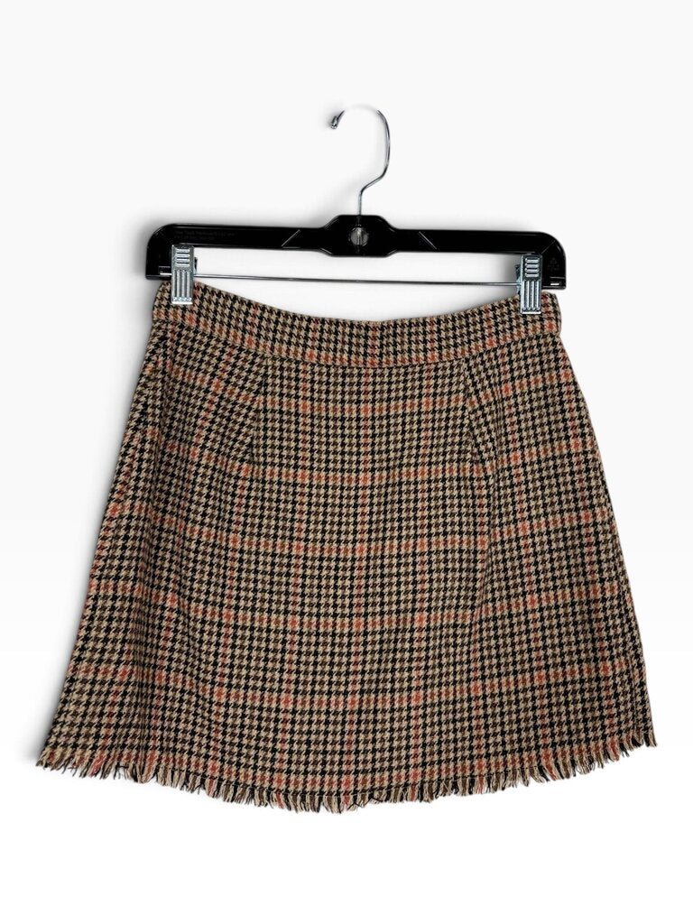 URBAN OUTFITTERS PLAID WRAP MINI SKIRT