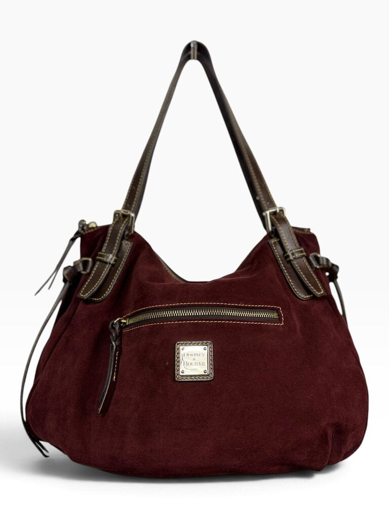DOONEY & BURKE SUEDE SHOULDER BAG