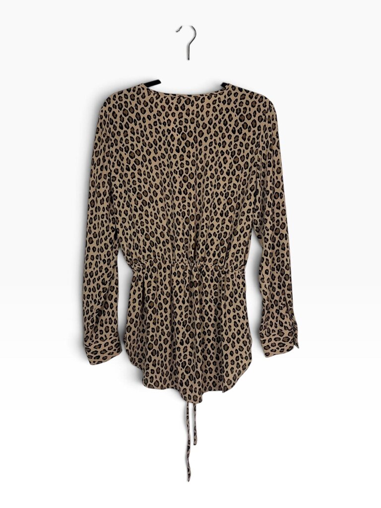 ANN TAYLOR CHEETAH PRINT BLOUSE