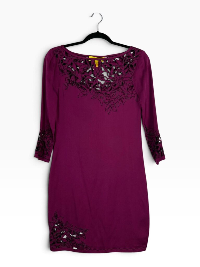 CATHERINE MALANDRINO SILK FLORAL DRESS