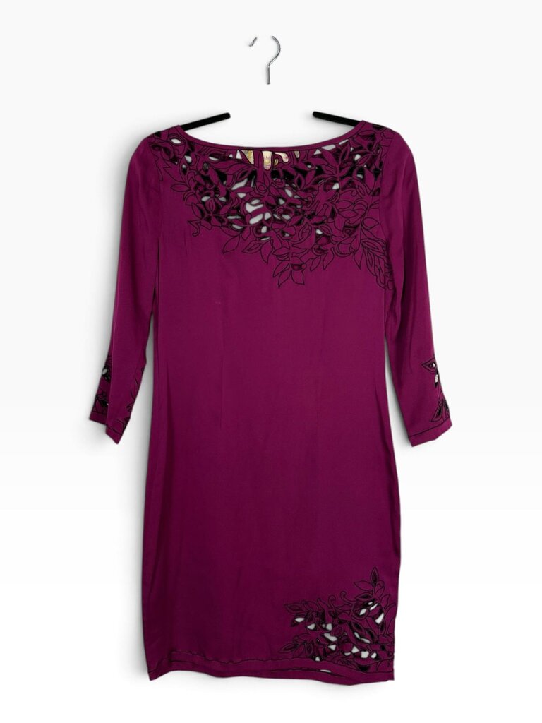 CATHERINE MALANDRINO SILK FLORAL DRESS
