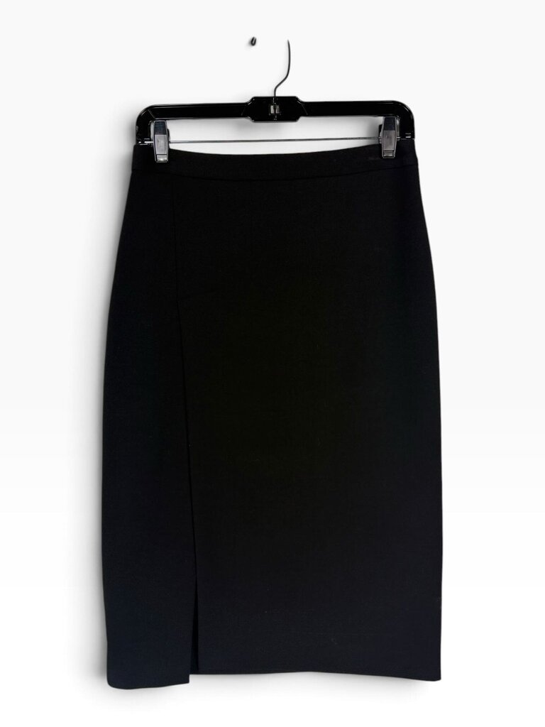 BCBG MAXAZRIA FRONT SLIP PENCIL SKIRT