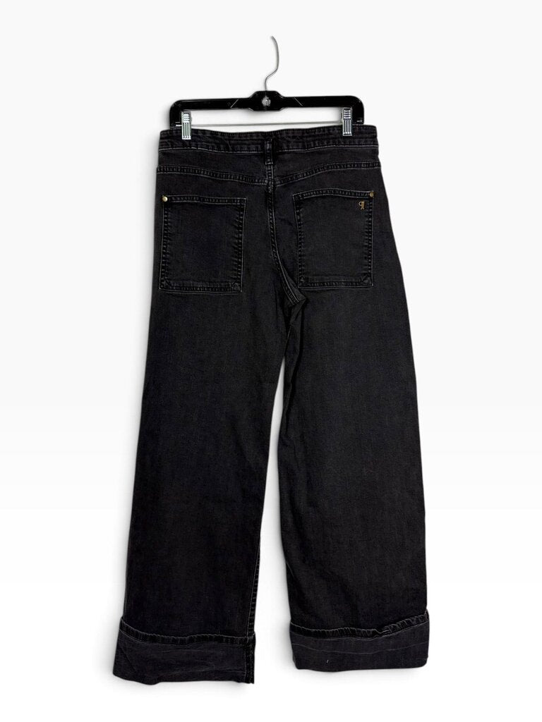 PILCRO HIGH RISE WIDE LEG JEANS