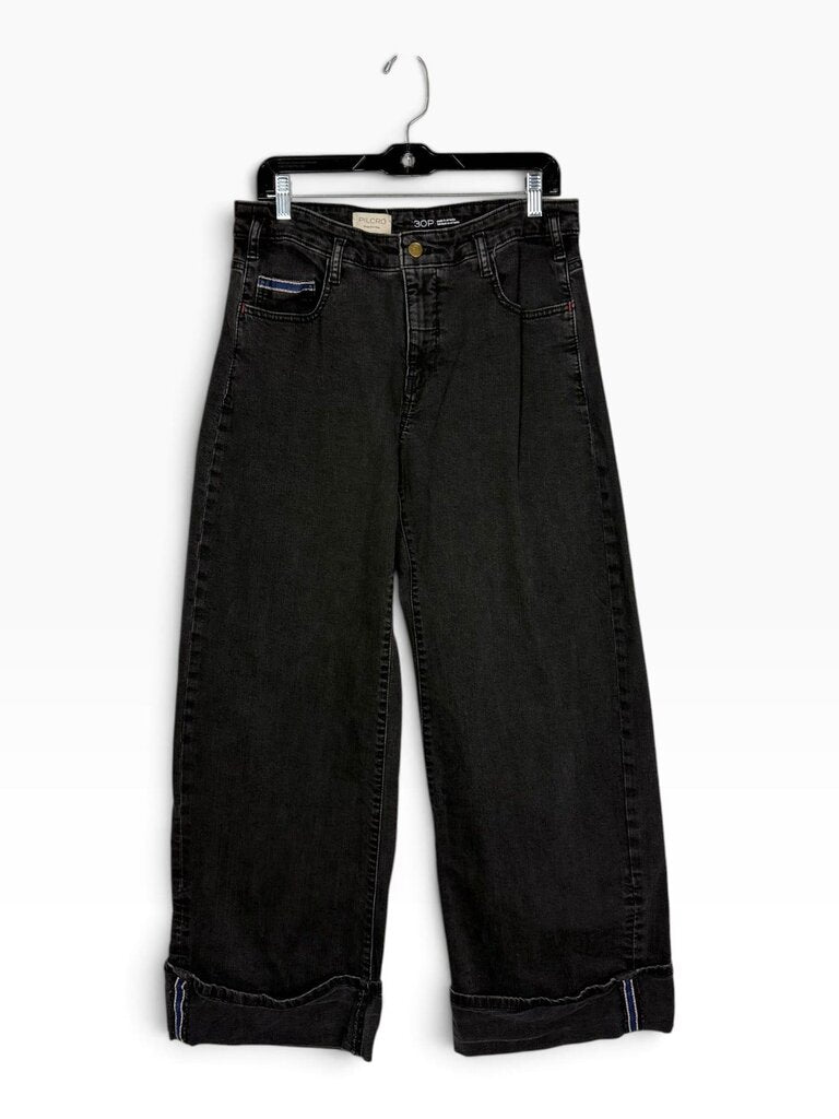 PILCRO HIGH RISE WIDE LEG JEANS