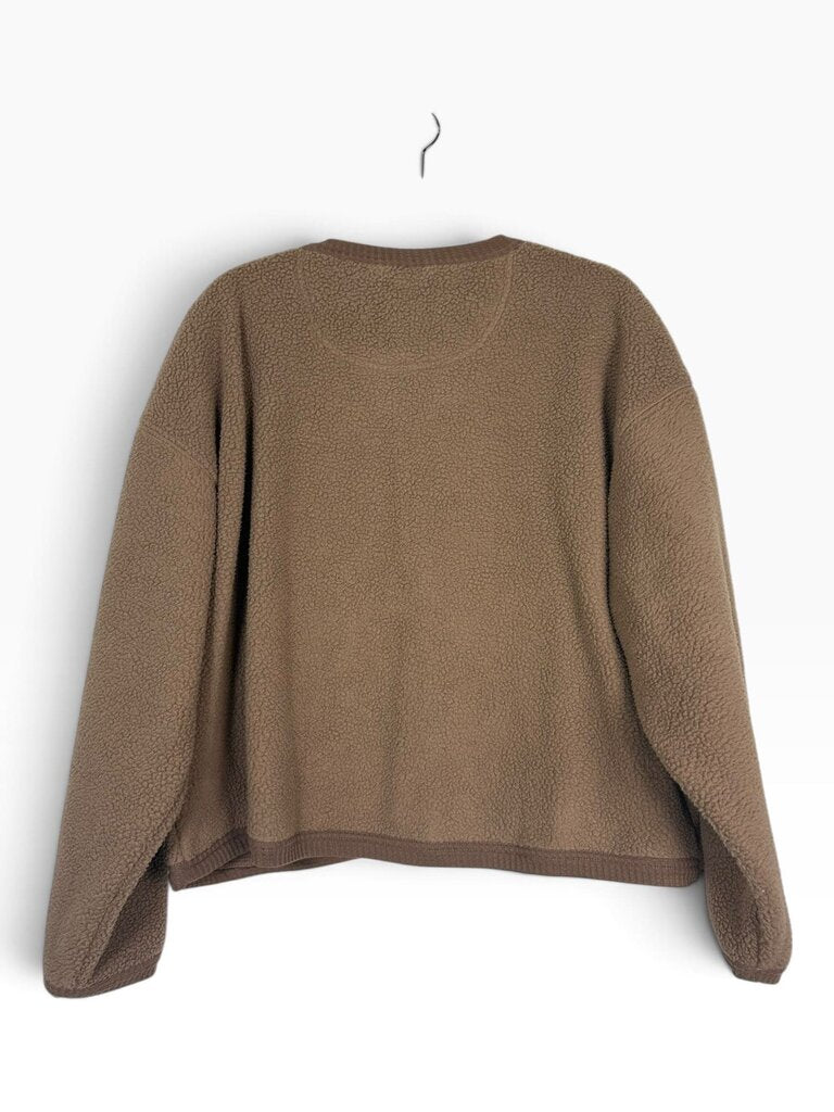 FREE PEOPLE FUZZY BUTTON JACKET