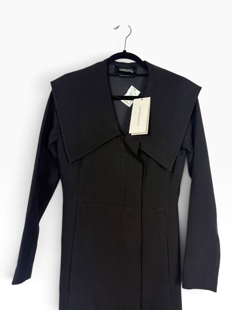 MASSIMO DUTTI LARGE LABEL COAT