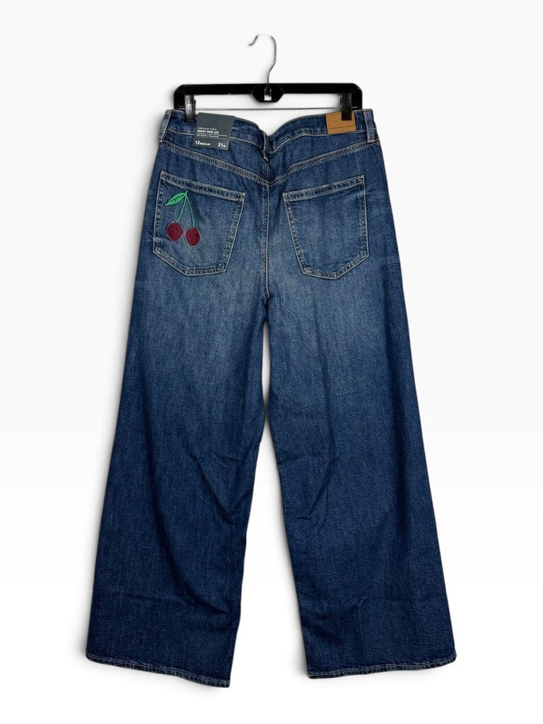 AMERICAN EAGLE OUTFITTERS "SUPER HIGH RISE DREAMY DRAPE" JEANS