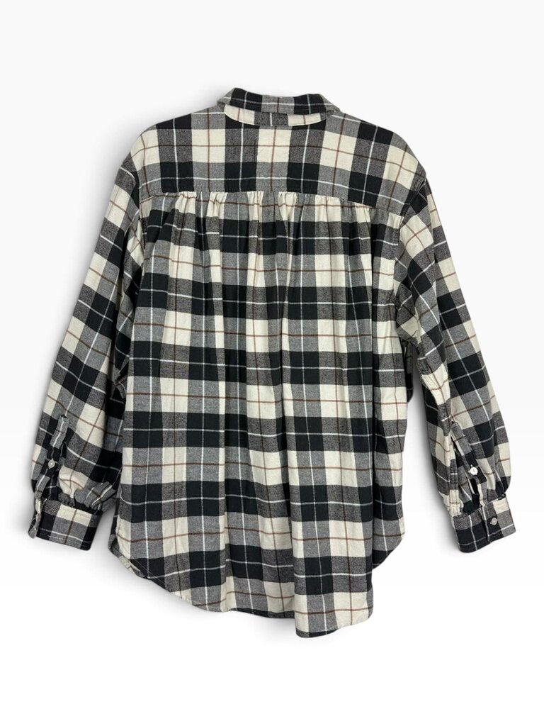 AERIE OVERSIZED PLAID FLANNEL
