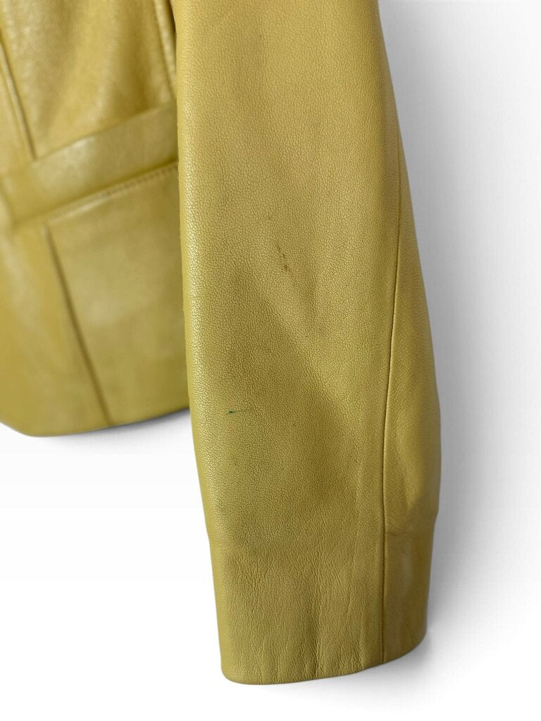 CACHE LINED LEATHER JACKET