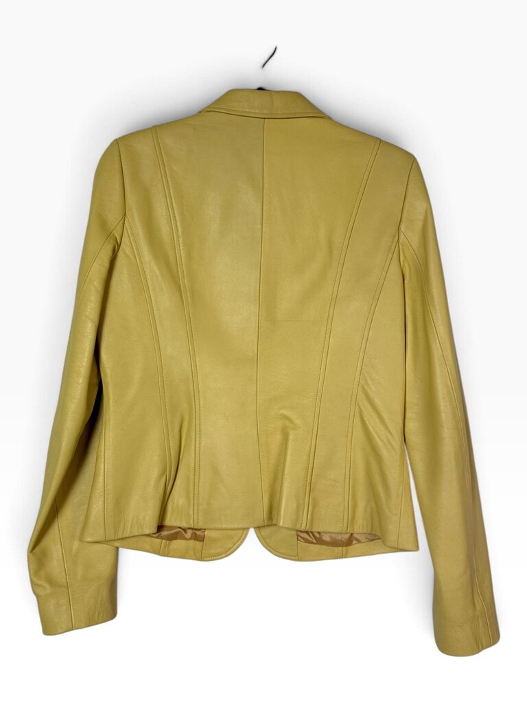 CACHE LINED LEATHER JACKET