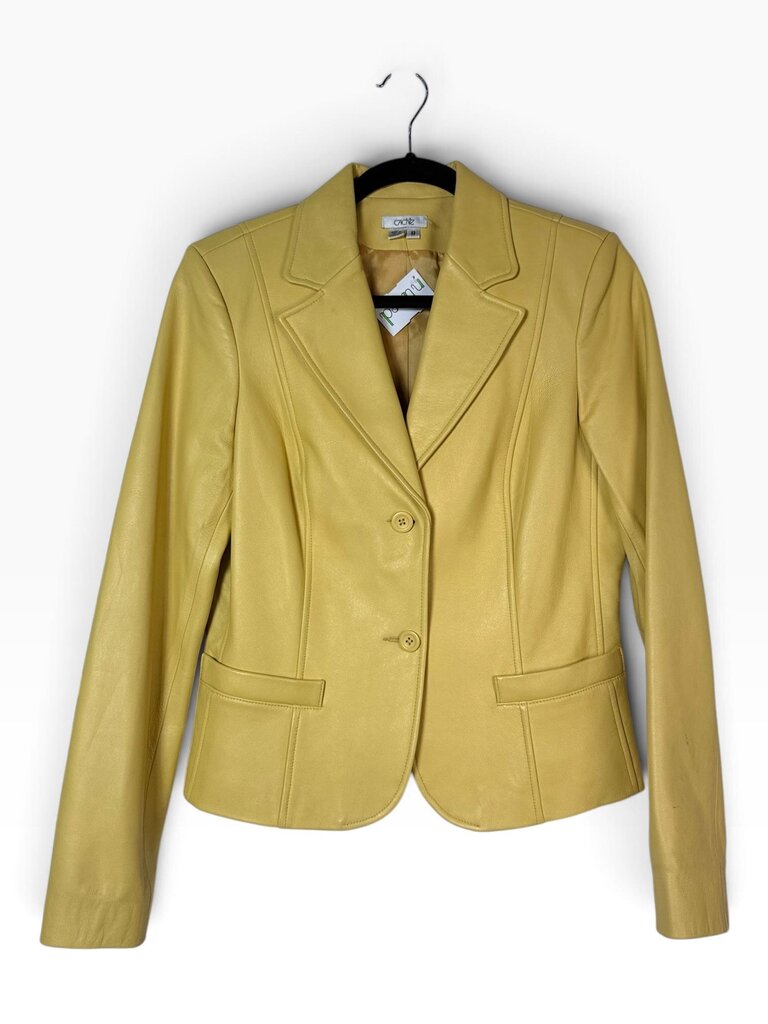 CACHE LINED LEATHER JACKET