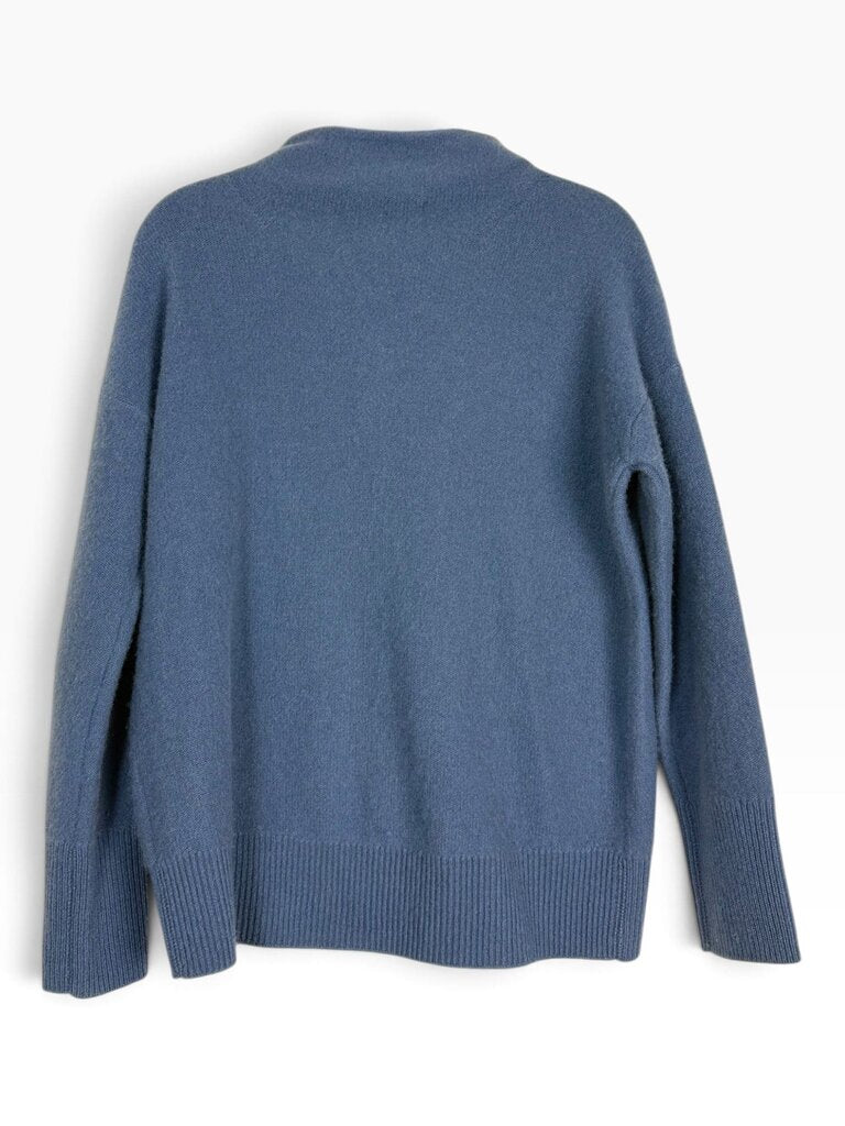 VINCE 100% CASHMERE MOCK NECK SWEATER