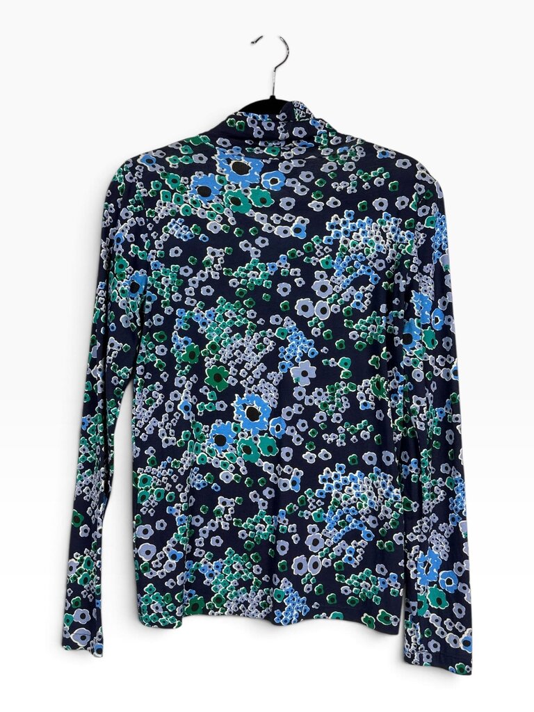 J.CREW FLORAL TURTLENECK