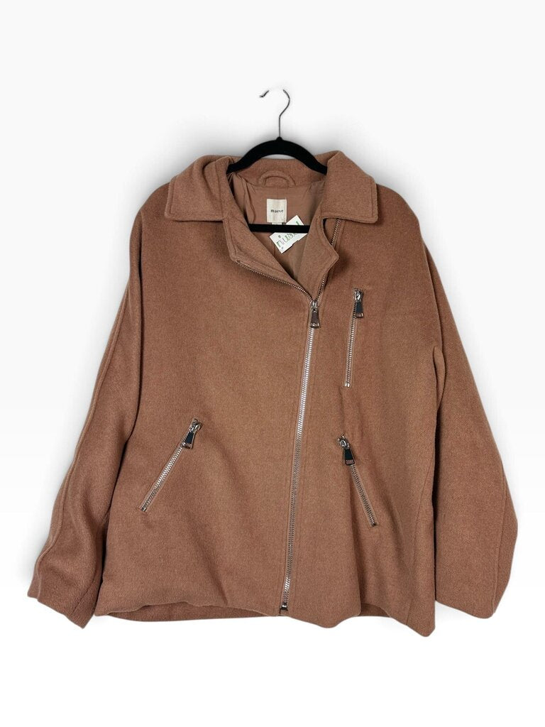 MAEVE FUZZY MOTO JACKET