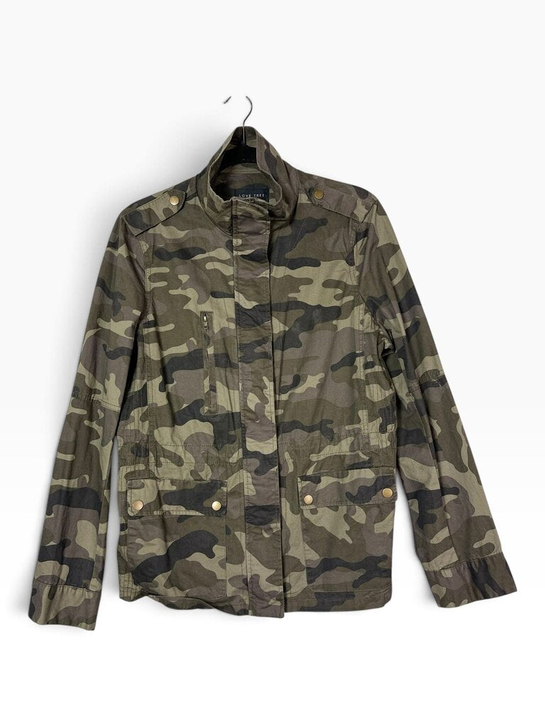 LOVE TREE CAMO PRINT JACKET