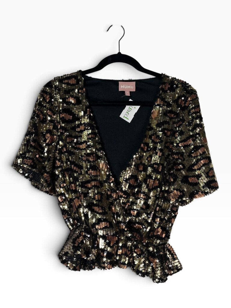 SHOW ME YOUR MUMU SHIMMER TOP