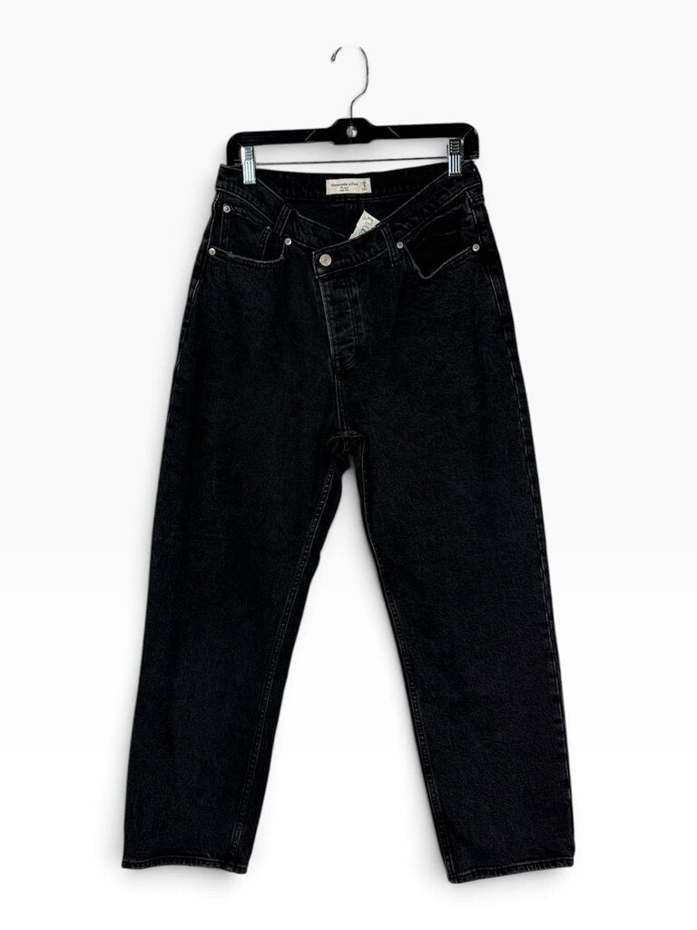 ABERCROMBIE AND FITCH "THE DAD HIGH RISE" STRAIGHT LEG JEANS