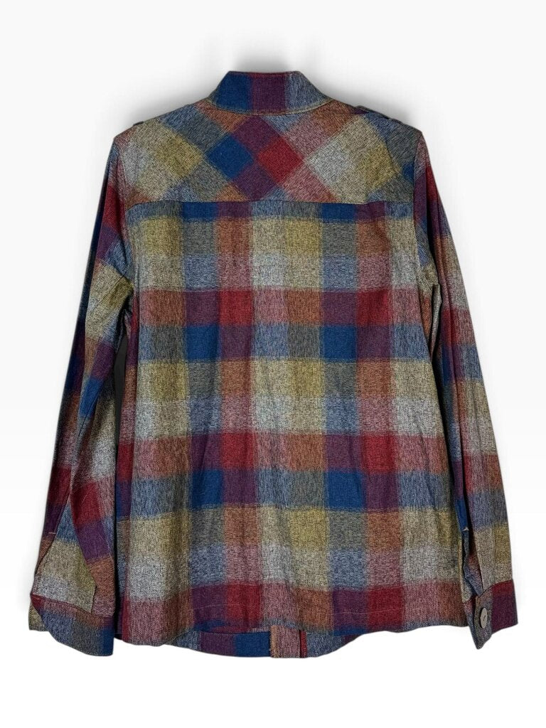 CABI PEARL DETAIL PLAID JACKET