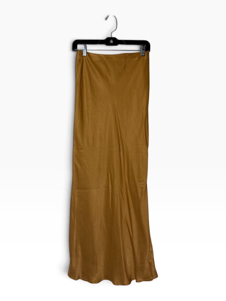 ANTHROPOLOGIE SILK MAXI SKIRT