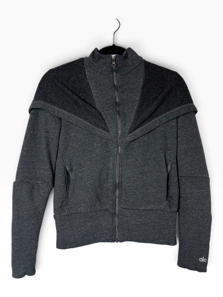 ALO OVERSIDE HOOD ATHLETIC SWEATER