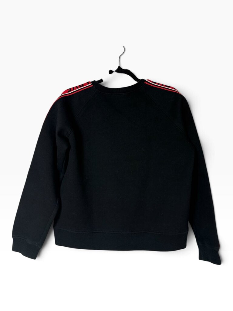 MAJE "LOVE" SLEEVE PRINT SWEATER
