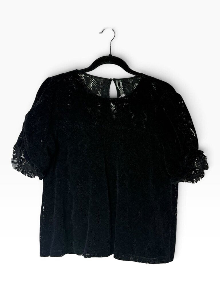 ANTHROPOLOGIE VELVET BLOUSE