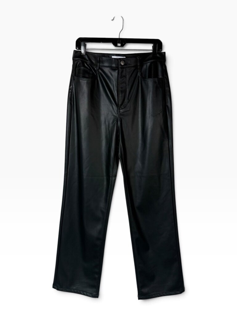 LOFT HIGH RISE FAUX LEATHER PANTS