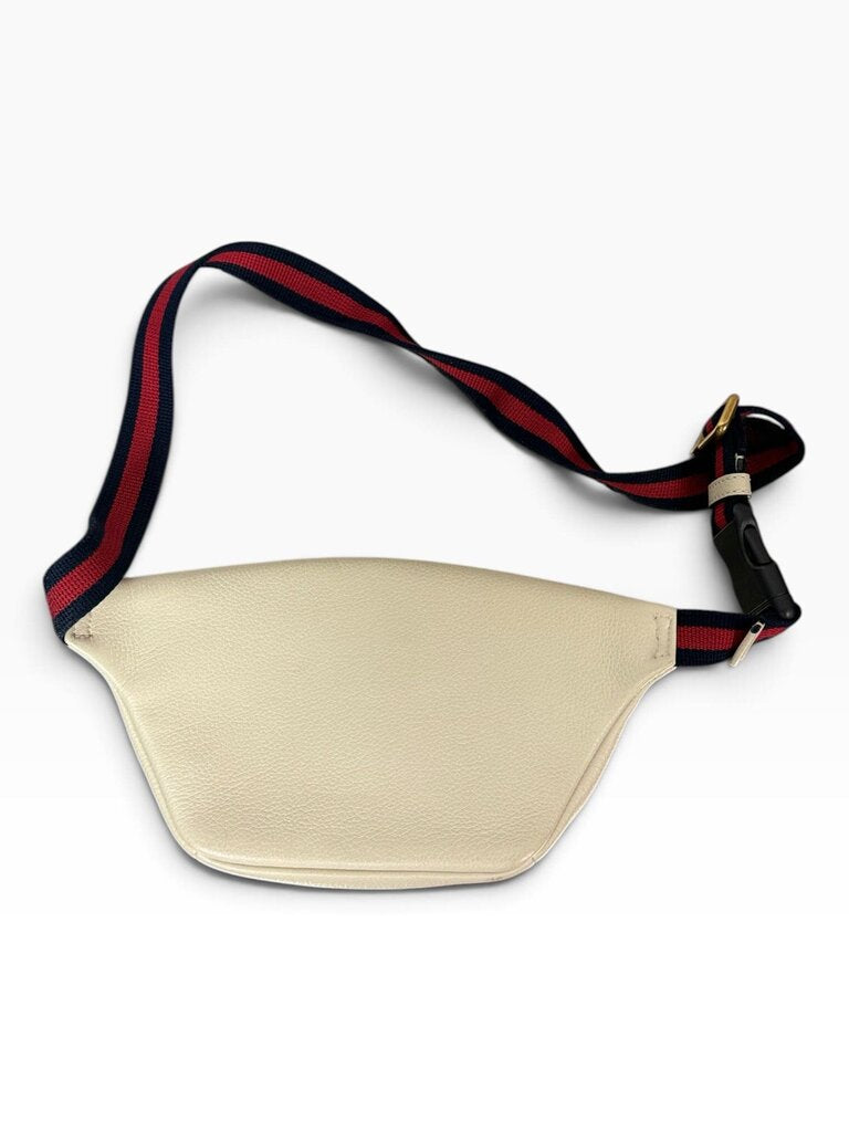 AUTHENTIC GUCCI LEATHER LOGO BELT BAG
