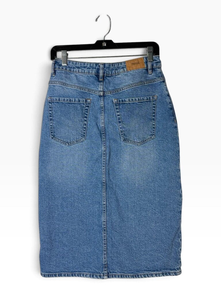 ZARA DENIM MIDI SKIRT
