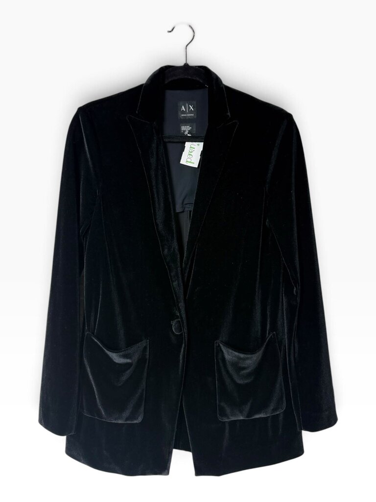 ARMANI EXCHANGE VELVET BLAZER
