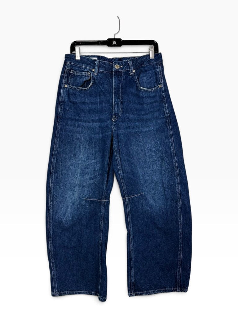 ZARA BARREL LEG JEANS