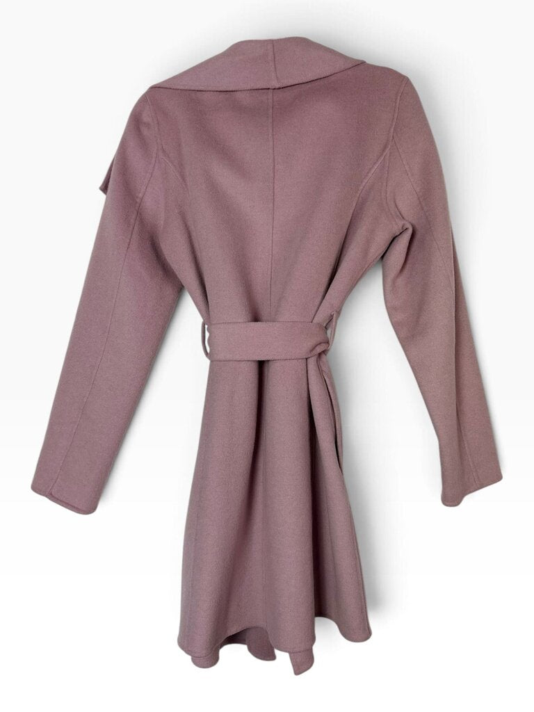 TAHARI BELTED OPEN COAT