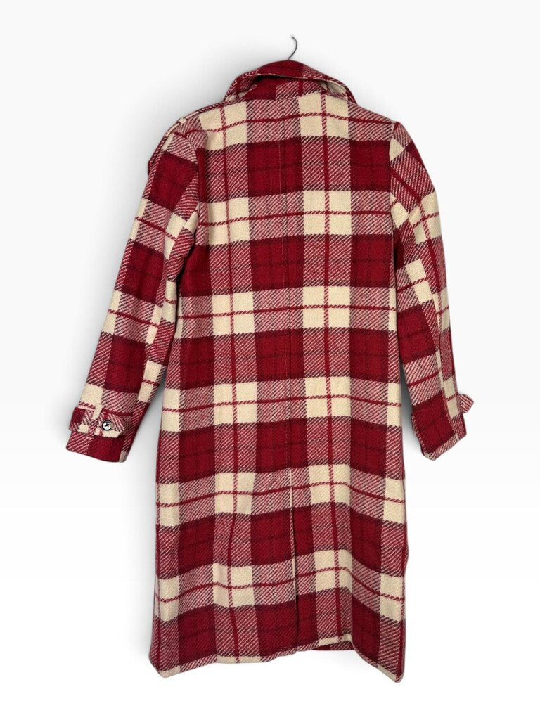 BANANA REPUBLIC FACTORY PLAID COAT