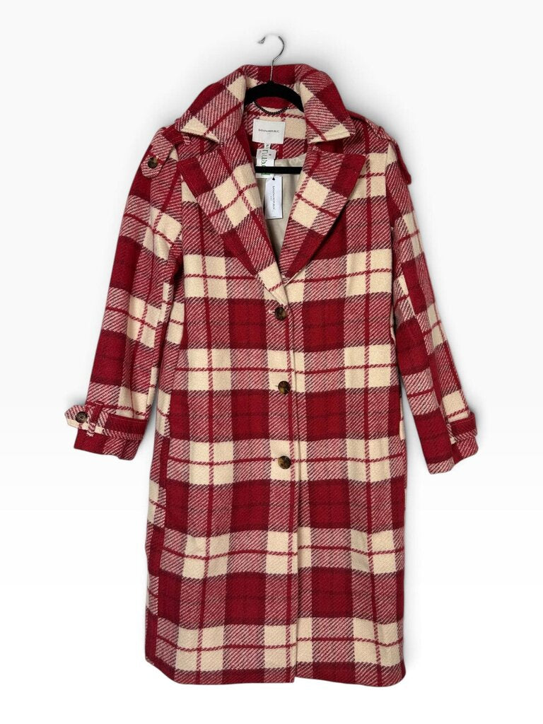 BANANA REPUBLIC FACTORY PLAID COAT