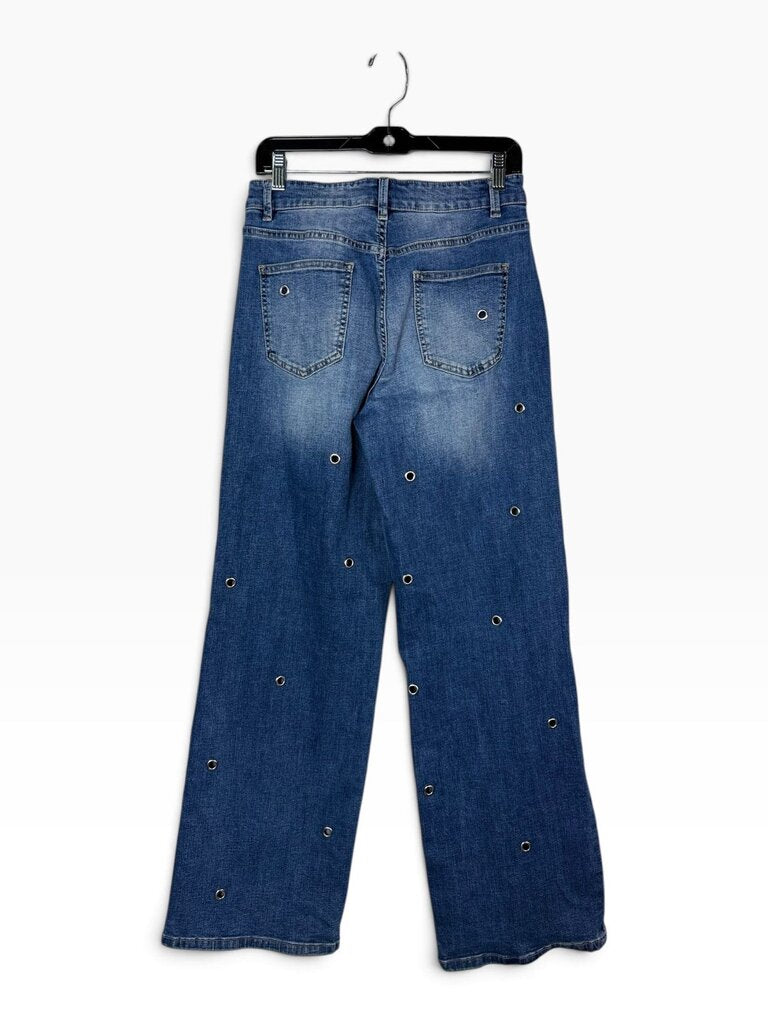 VINCE CAMUTO GROMMET DETAIL JEANS