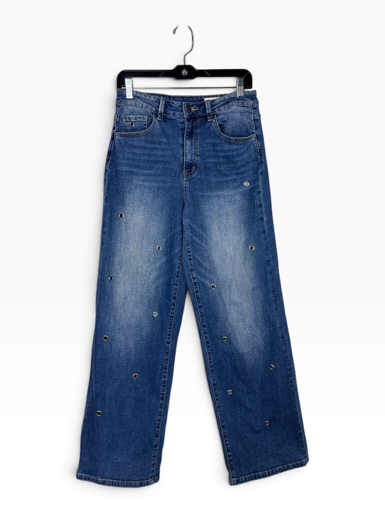 VINCE CAMUTO GROMMET DETAIL JEANS