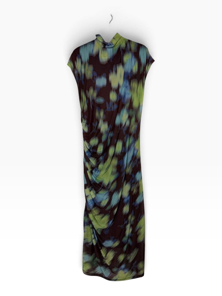 ANTHROPOLOGIE TIE DYE MESH MAXI DRESS