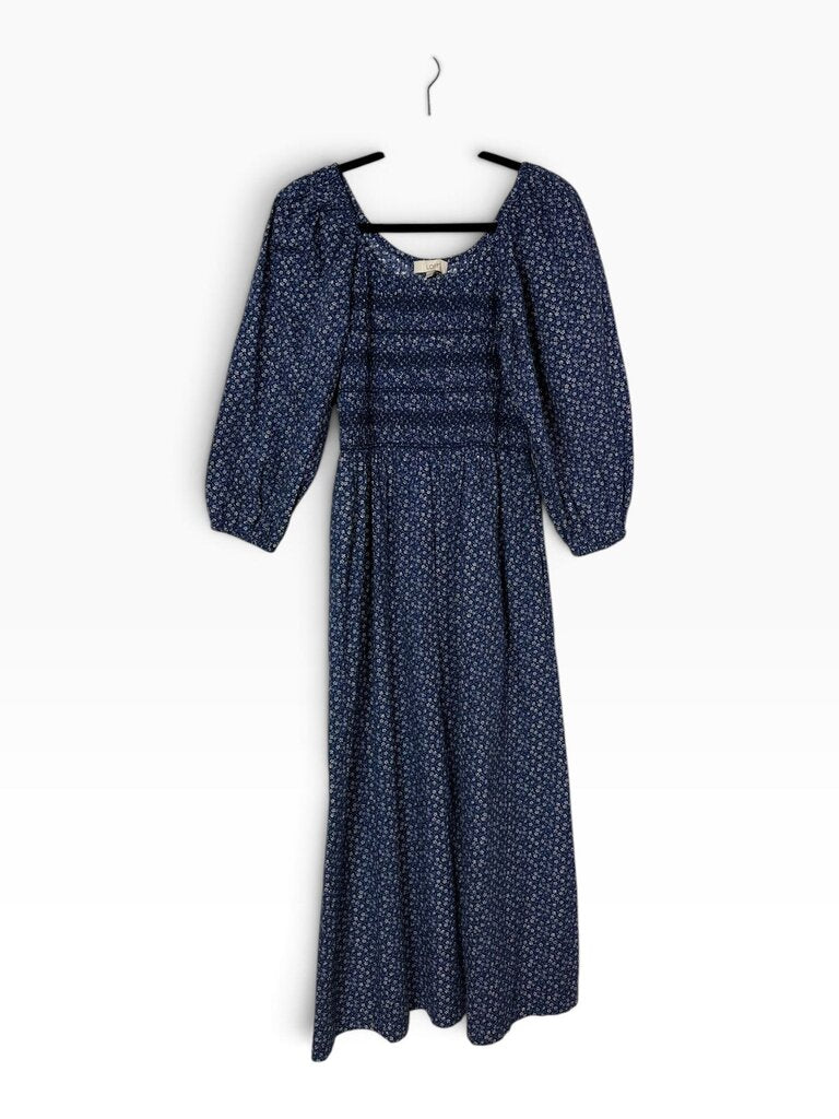 LOFT FLORAL PRINT MAXI DRESS