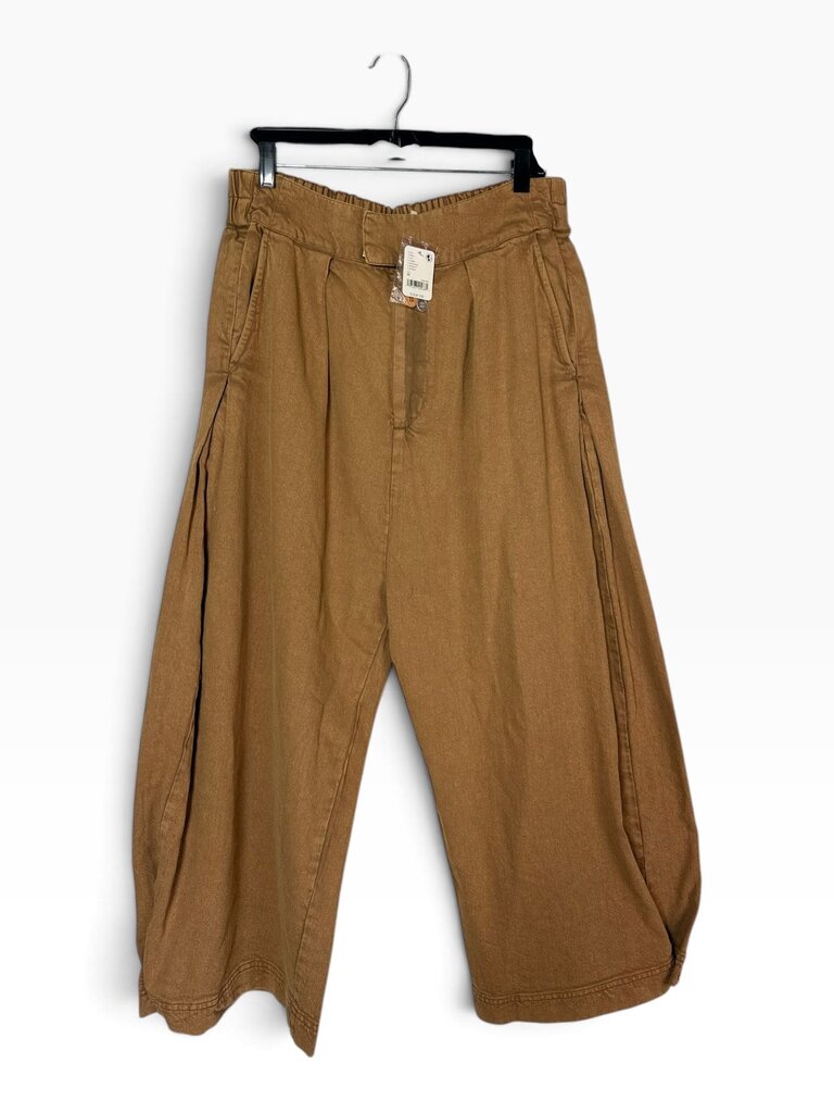 WE THE FREE PLEATED WIDE LEG PANTS