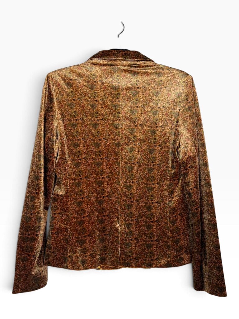 MOLLY BRACKEN VELVET FLORAL BLAZER
