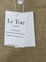 Le Tote Original Large Jute Tote Bag